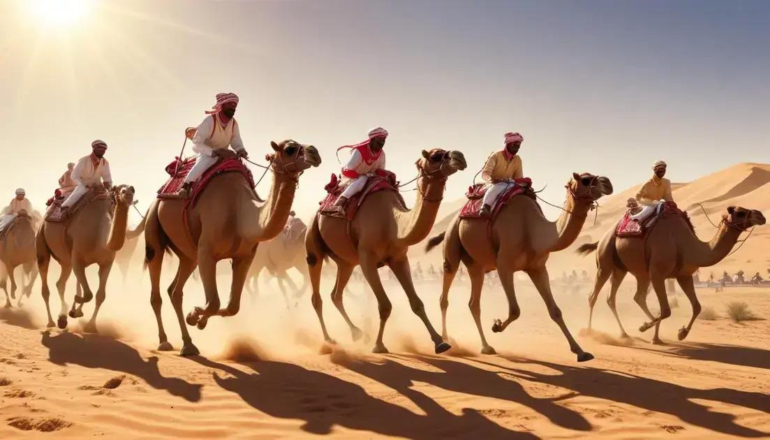 Camel racing: descubra a emoção e tradição por trás das corridas de camelos