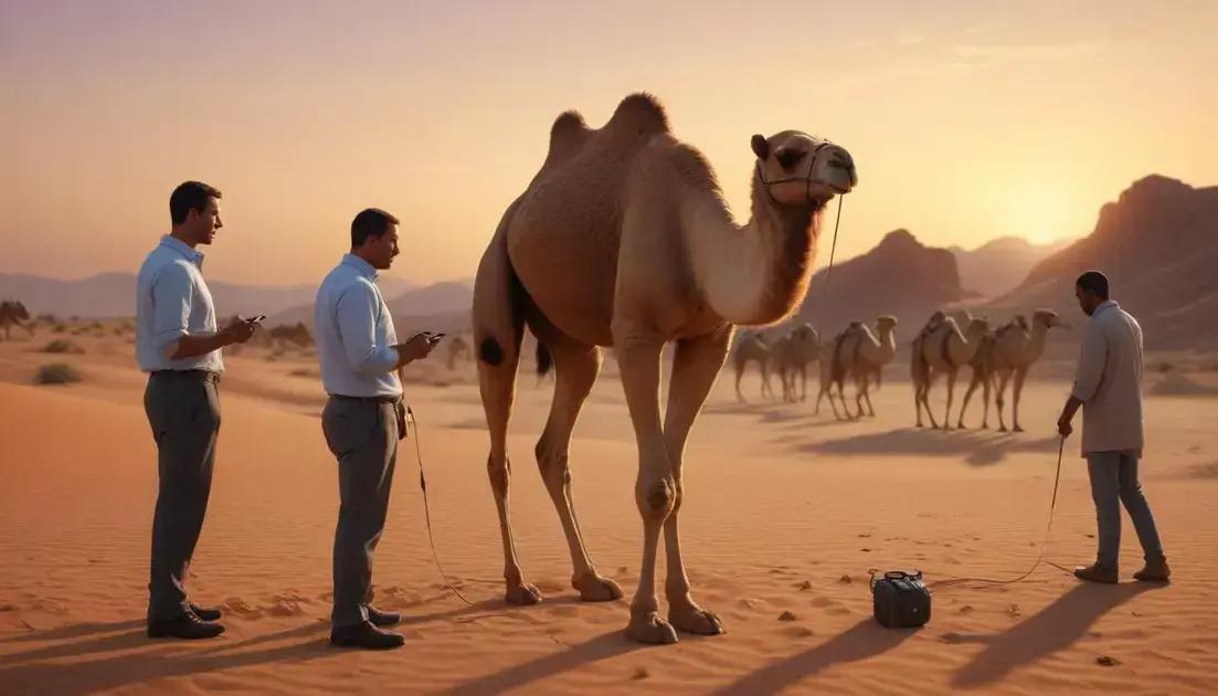 Como os camelos são treinados para competir