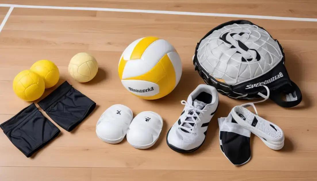 Equipamentos essenciais para jogar vôlei