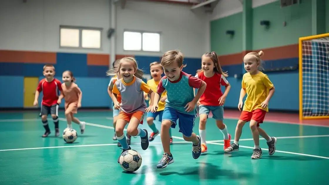 Futsal para crianças: benefícios e cuidados