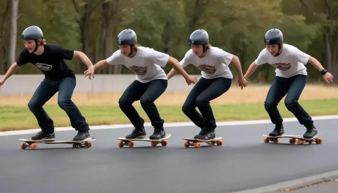 Manobras básicas e avançadas para dominar no skate longboard