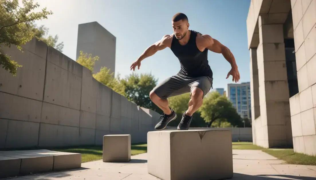 Os benefícios físicos do parkour para o corpo