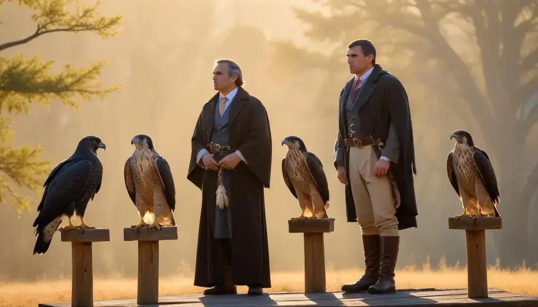 Os tipos de aves usadas na falcoaria