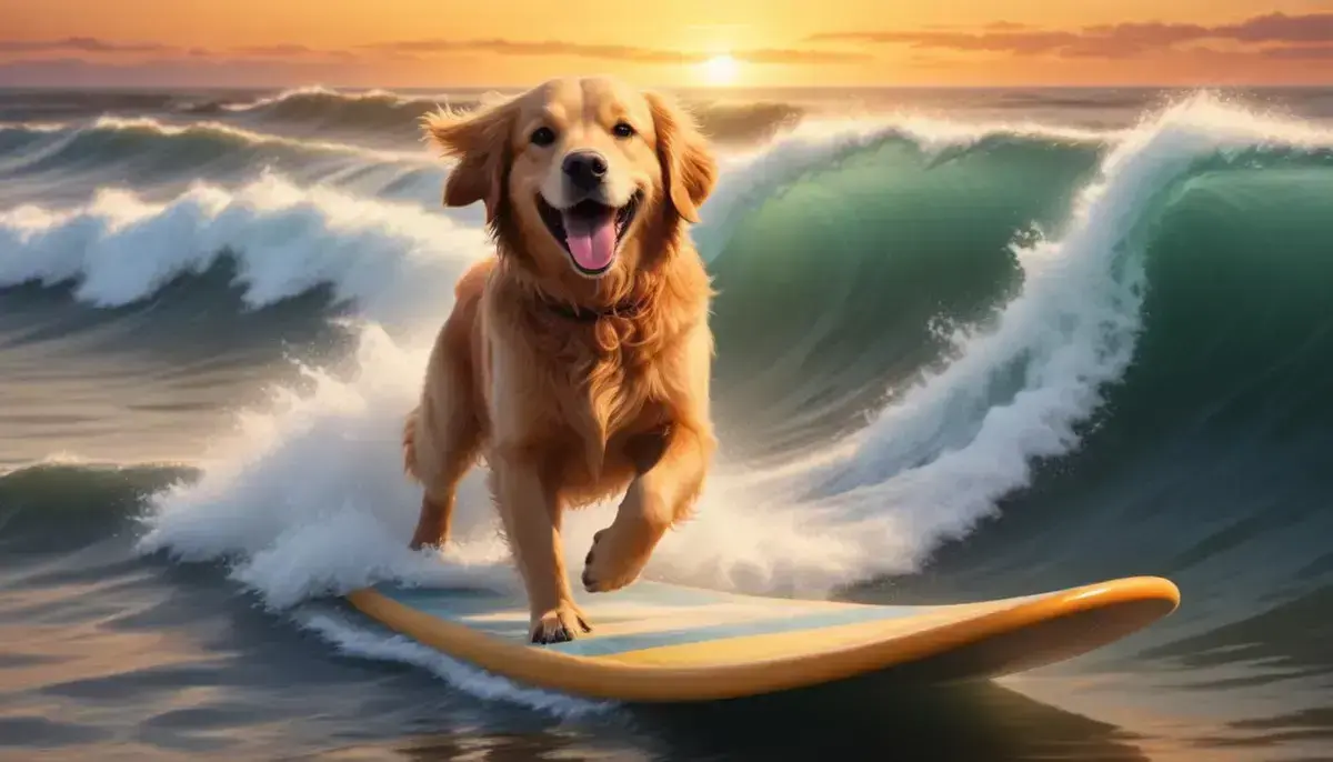 Cães surfistas: Como treinar seu cachorro surfista